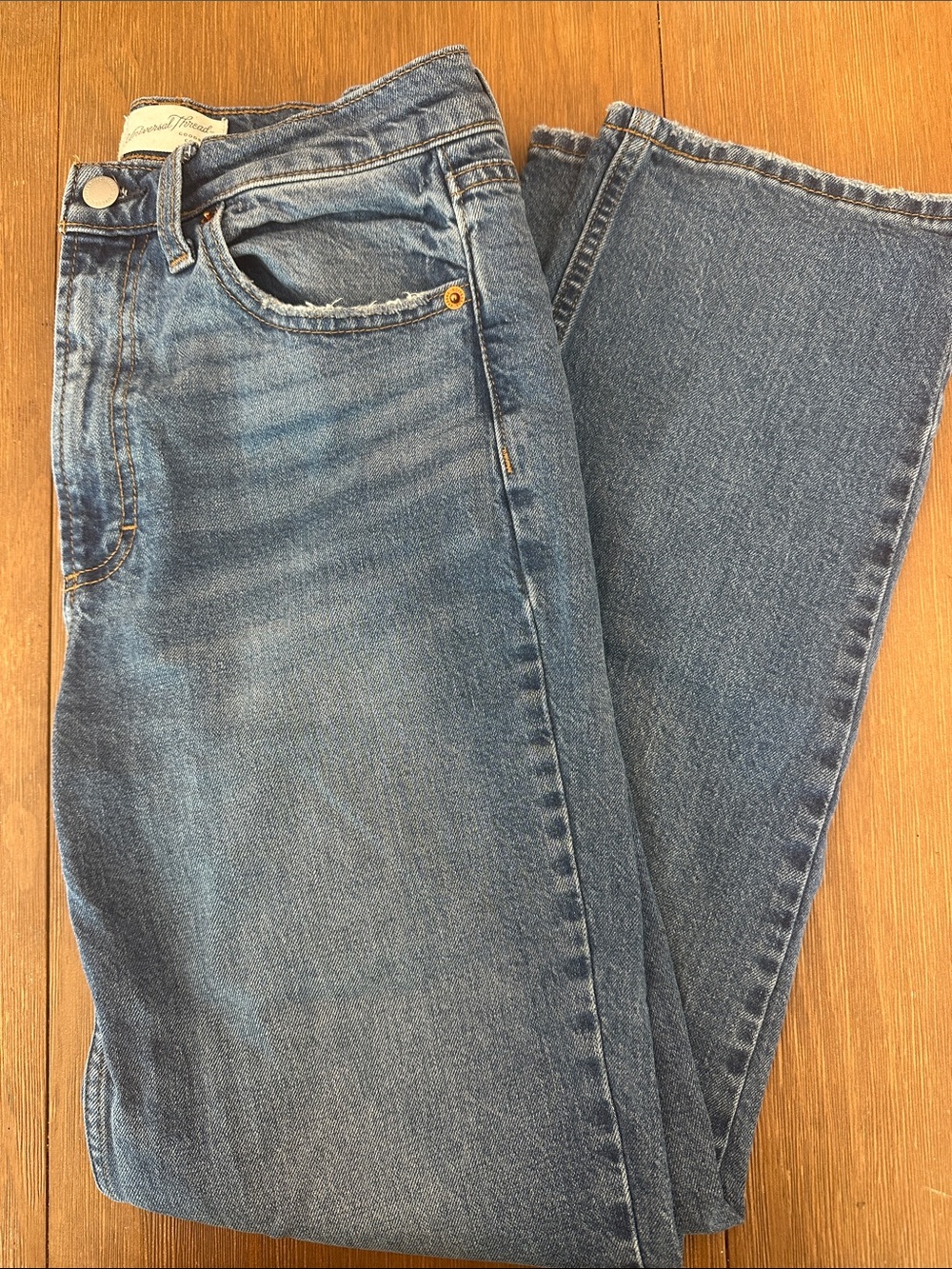 Universal Highest Rise Vintage Straight Leg Jeans — Vintage Medium Wash Denim